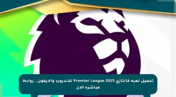 تحميل لعبة فانتازي Premier League 2025 للأندرويد والآيفون.. روابط مباشرة الآن